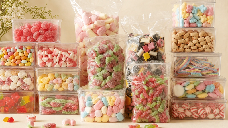 Bulk cases of Swedish candy