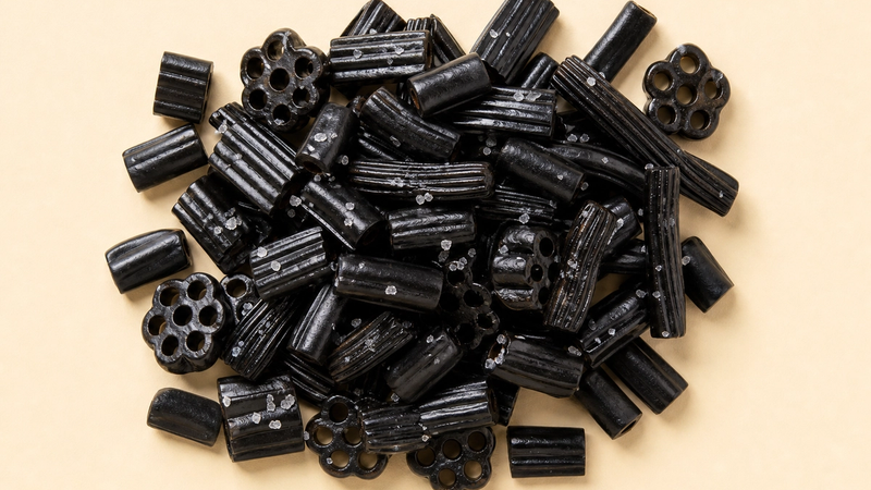 Dark salty licorice pieces, Djungelvrål style