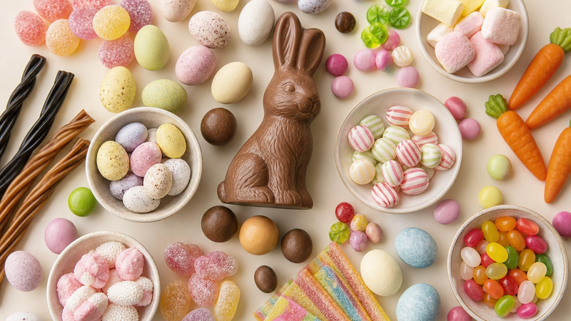 Seasonal Swedish candy assortment