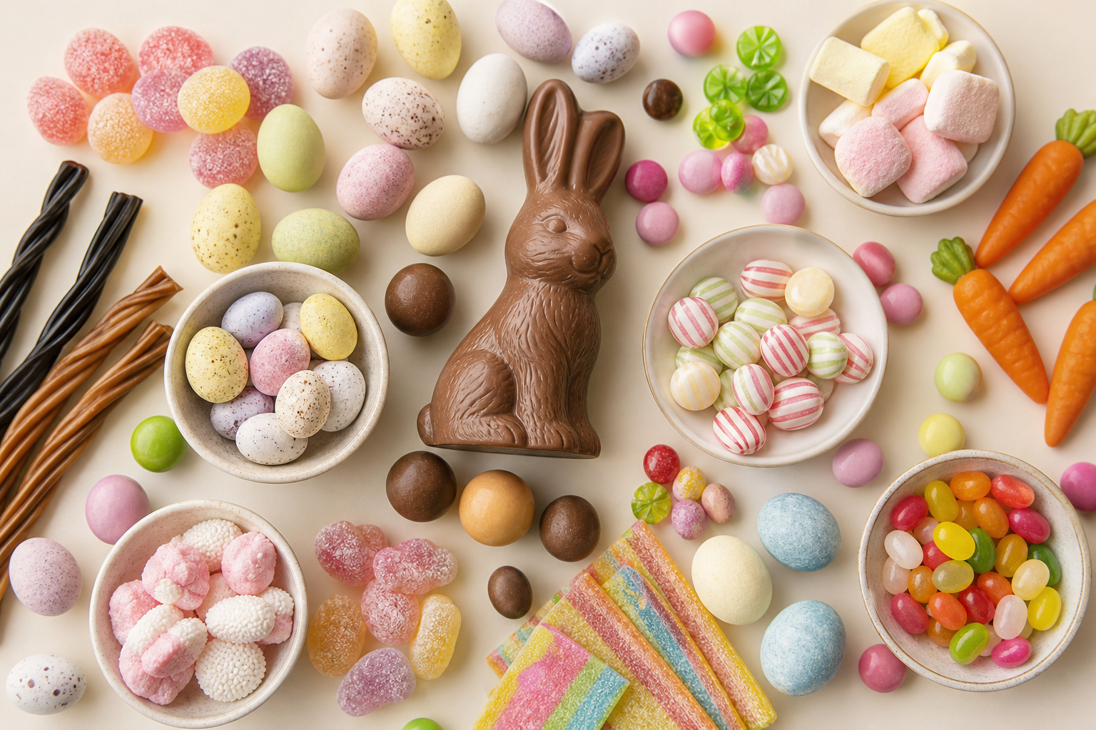 Seasonal Swedish candy assortment