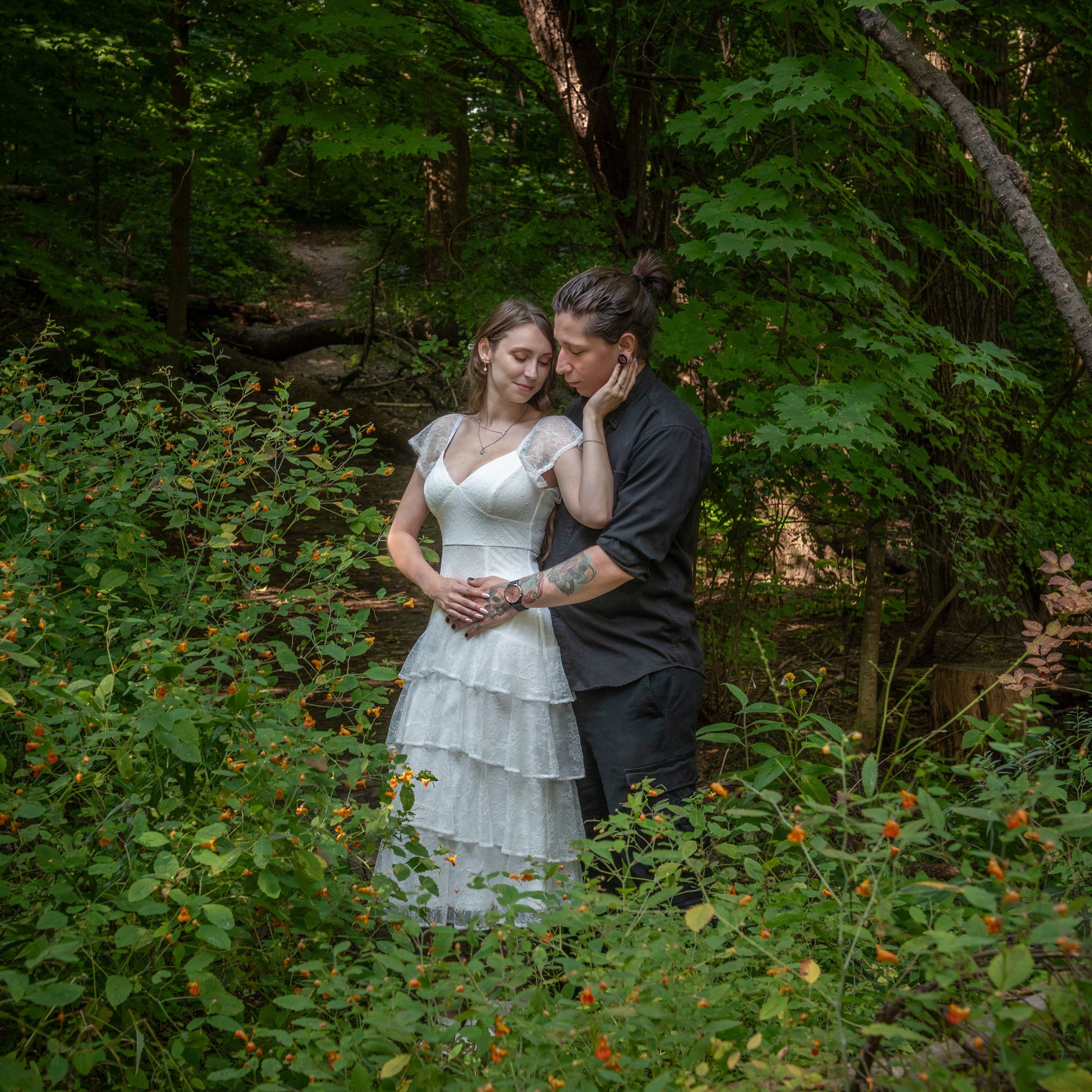 Engagement to family — a three-image collage story — panel 3 of 3