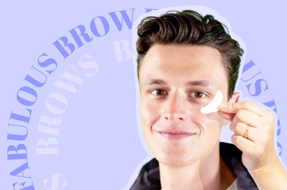 Full Brow Bar Male Customer