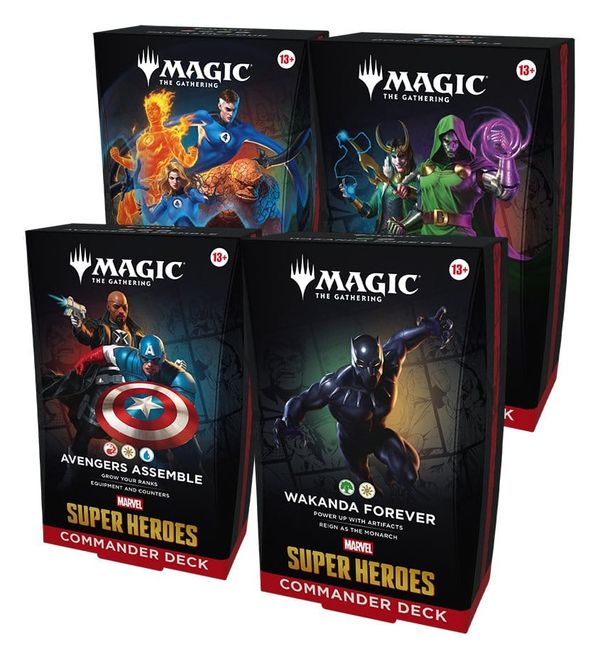 MTG Super Heroes - Pack 4 Commander Decks