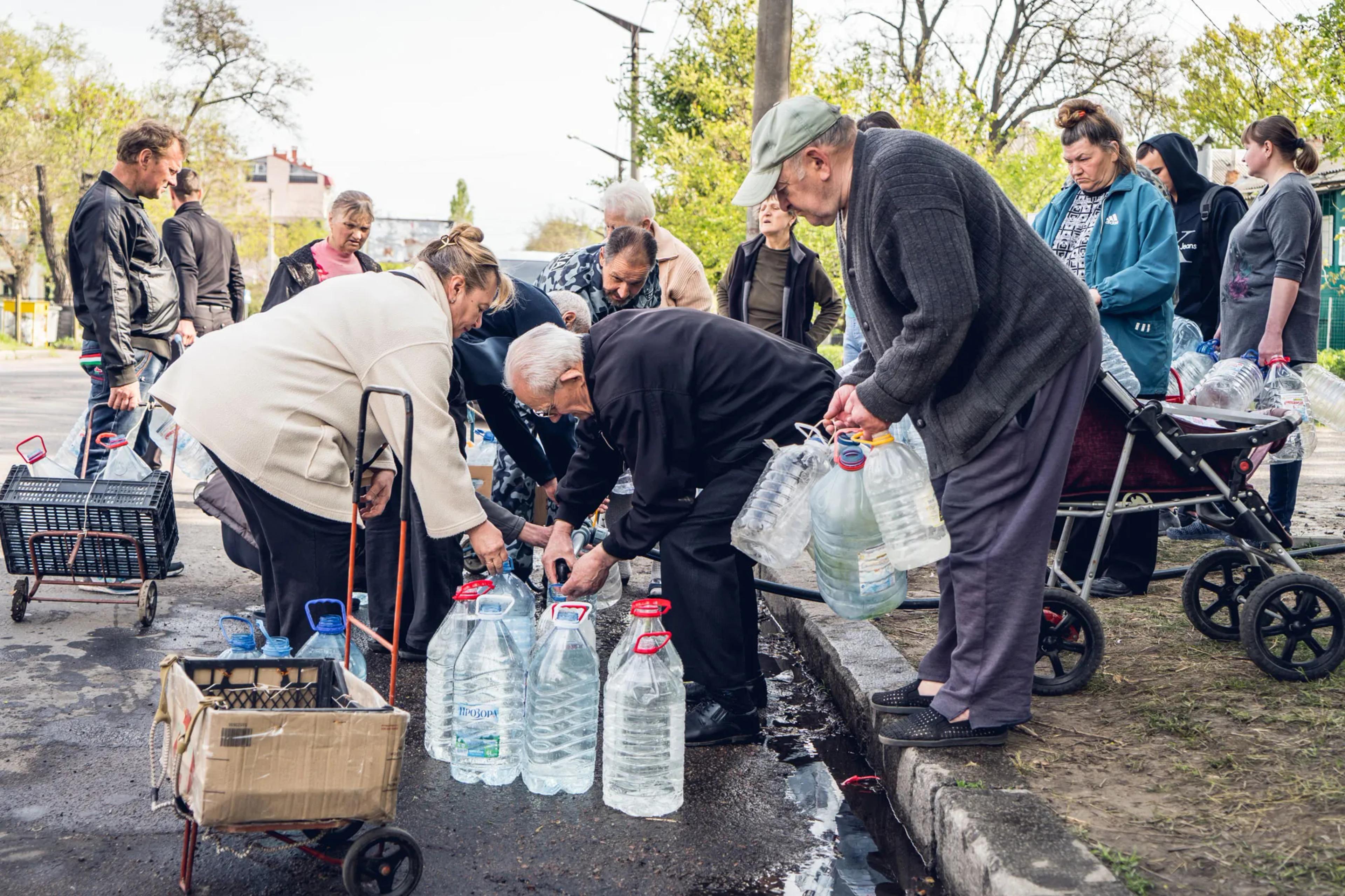 Clean water for people in high conflict areas
