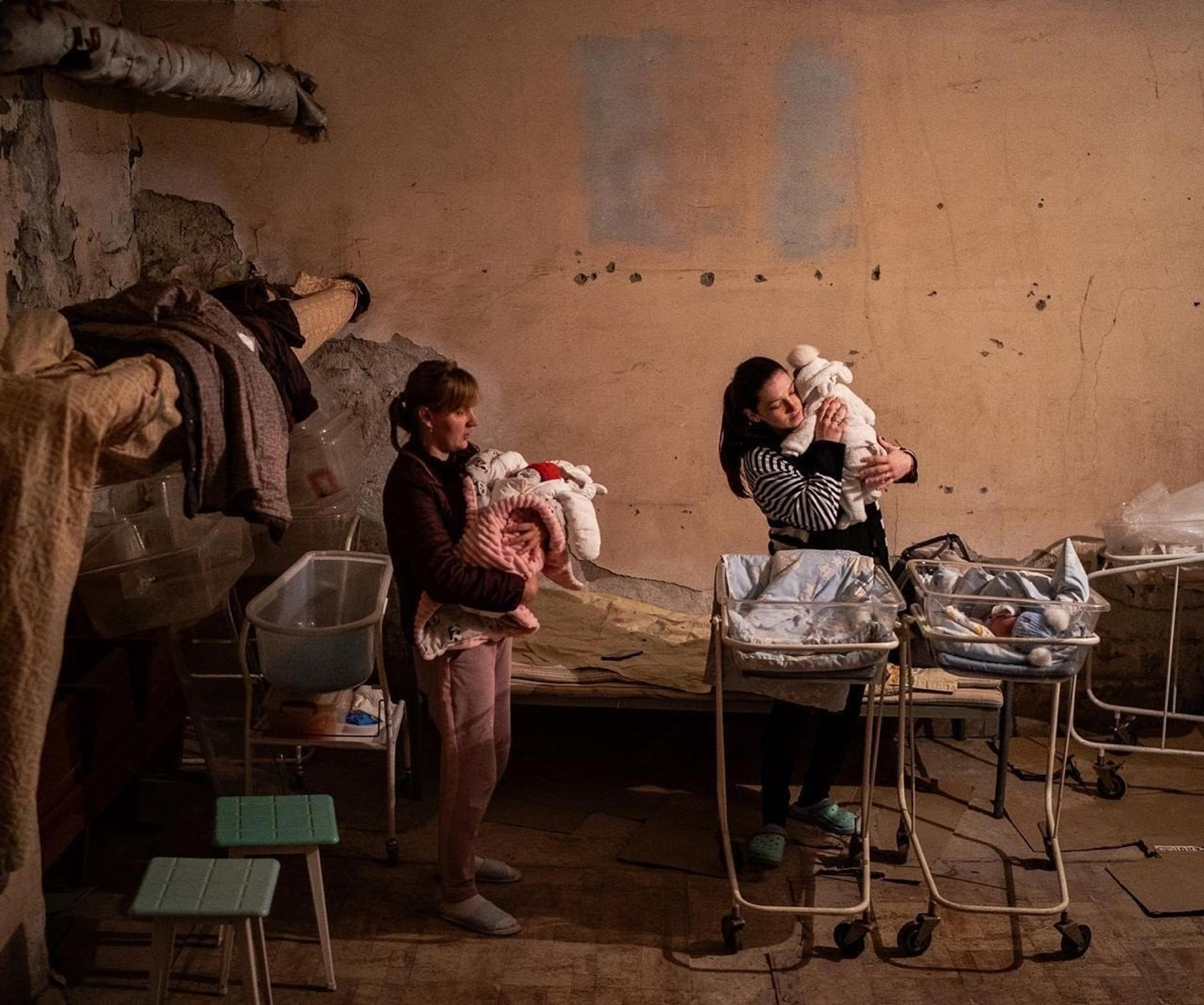 Women at Rivne Maternity House