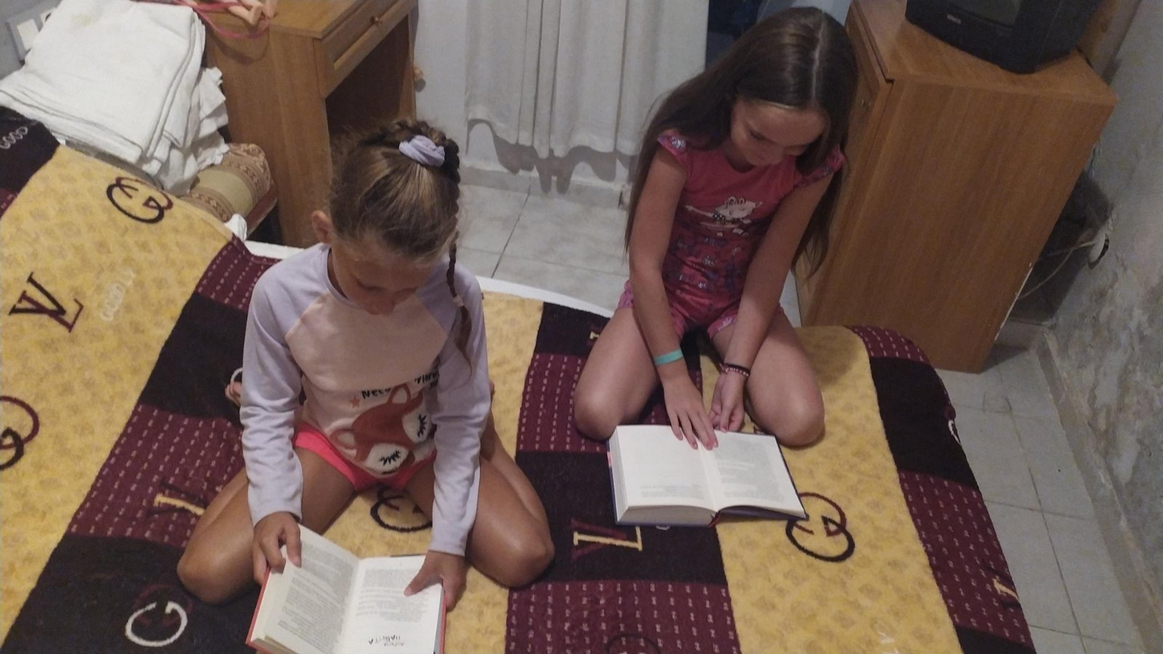 Ukrainian Children Reading Books