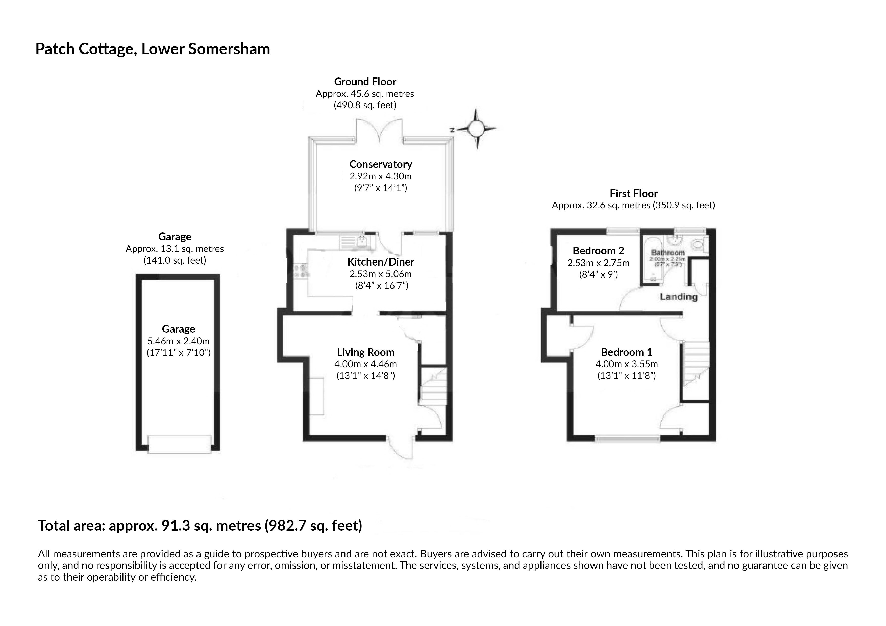 Patch Cottage, Lower Somersham - £248,000 UNDER OFFER