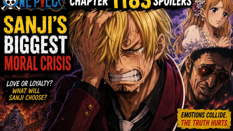One Piece Chapter 1183 Spoilers: Sanji's Biggest Moral Crisis Yet — Will He Break His Own Rule?