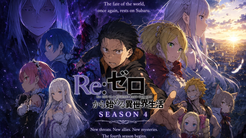 Re:Zero Season 4 Has Been #1 in Spring 2026 for Three Weeks Straight — What's Driving the Hype?