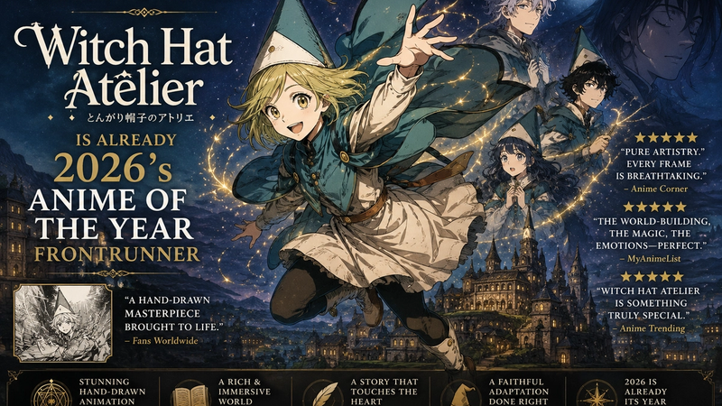 Witch Hat Atelier Is Already 2026's Anime of the Year Frontrunner — Here's Why