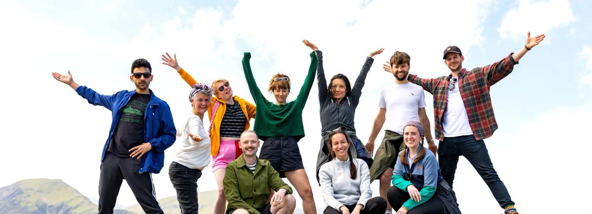 Ben Barden Photography captures the cast of The Climbers on top of Catbells