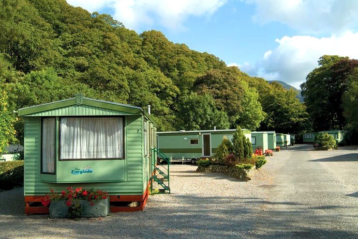 Static holiday caravans