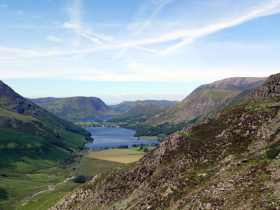 view of a valley