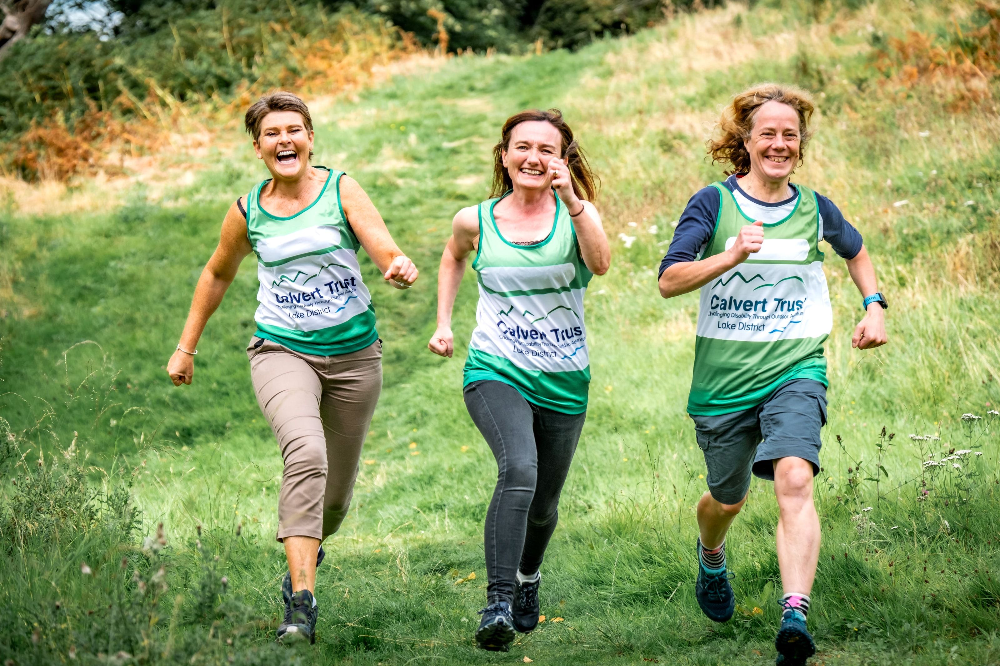 Calvert Trust runners