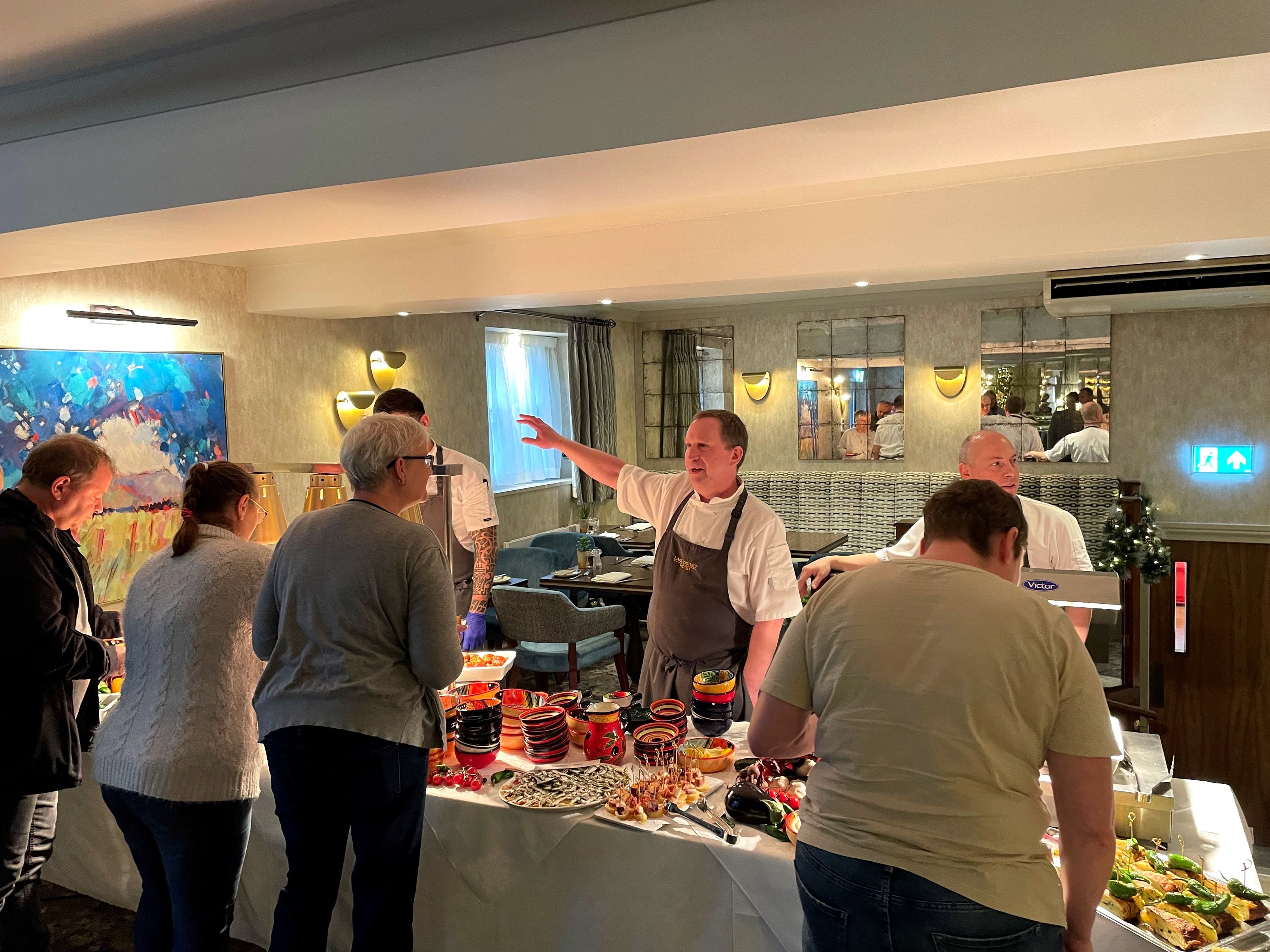 Members of Keswick Tourism Association at the Tapas Tasting event.