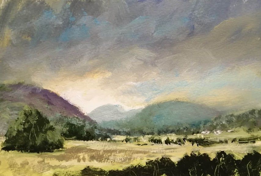 'Breaking the rules of Painting' ~ Landscapes with Roy Simmons 
