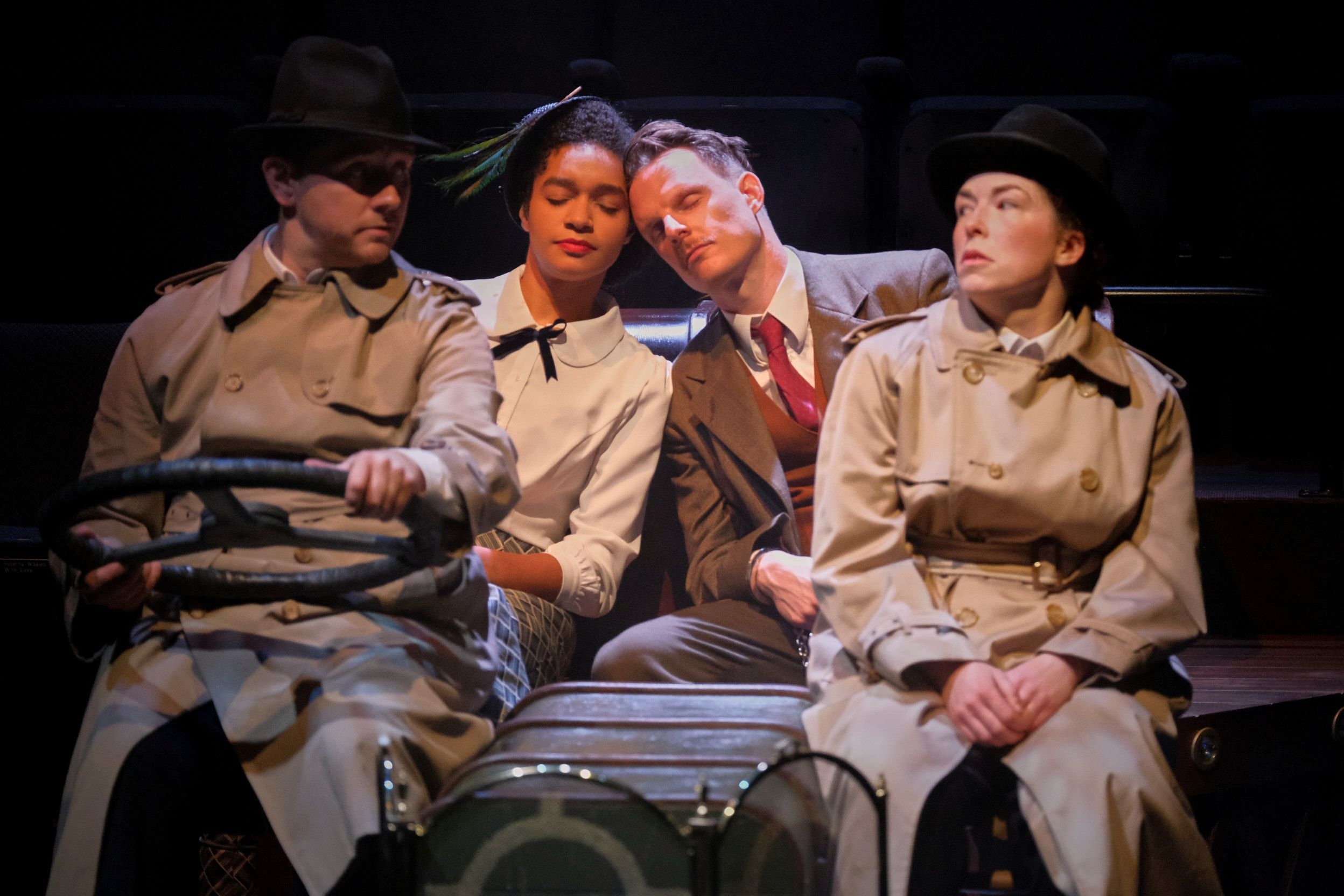 Production shot of the 39 Steps cast