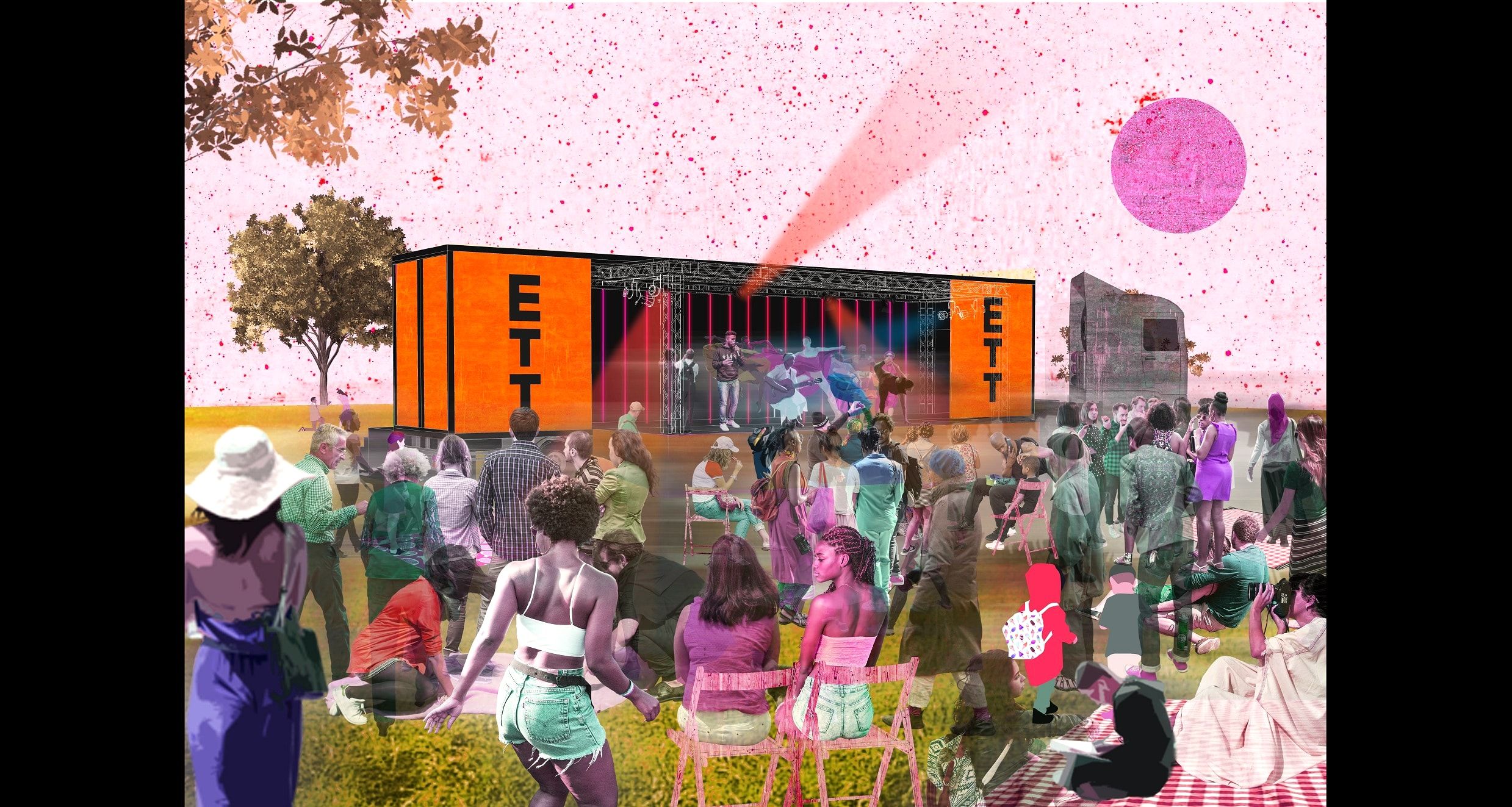 CGI Image representing Trailer Story taking place in a park