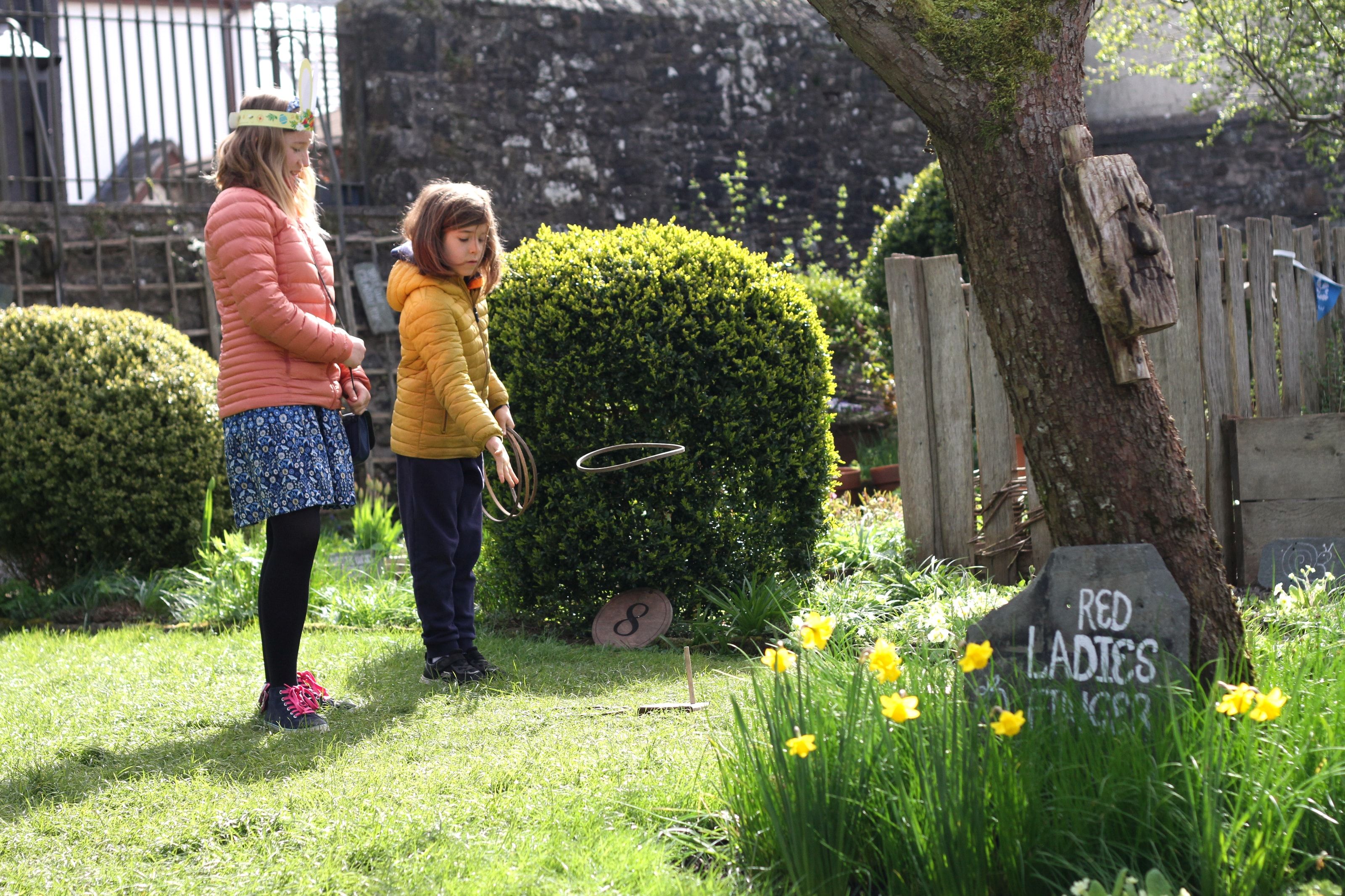 Children exploring Wordsworth House and Garden in Cockermouth