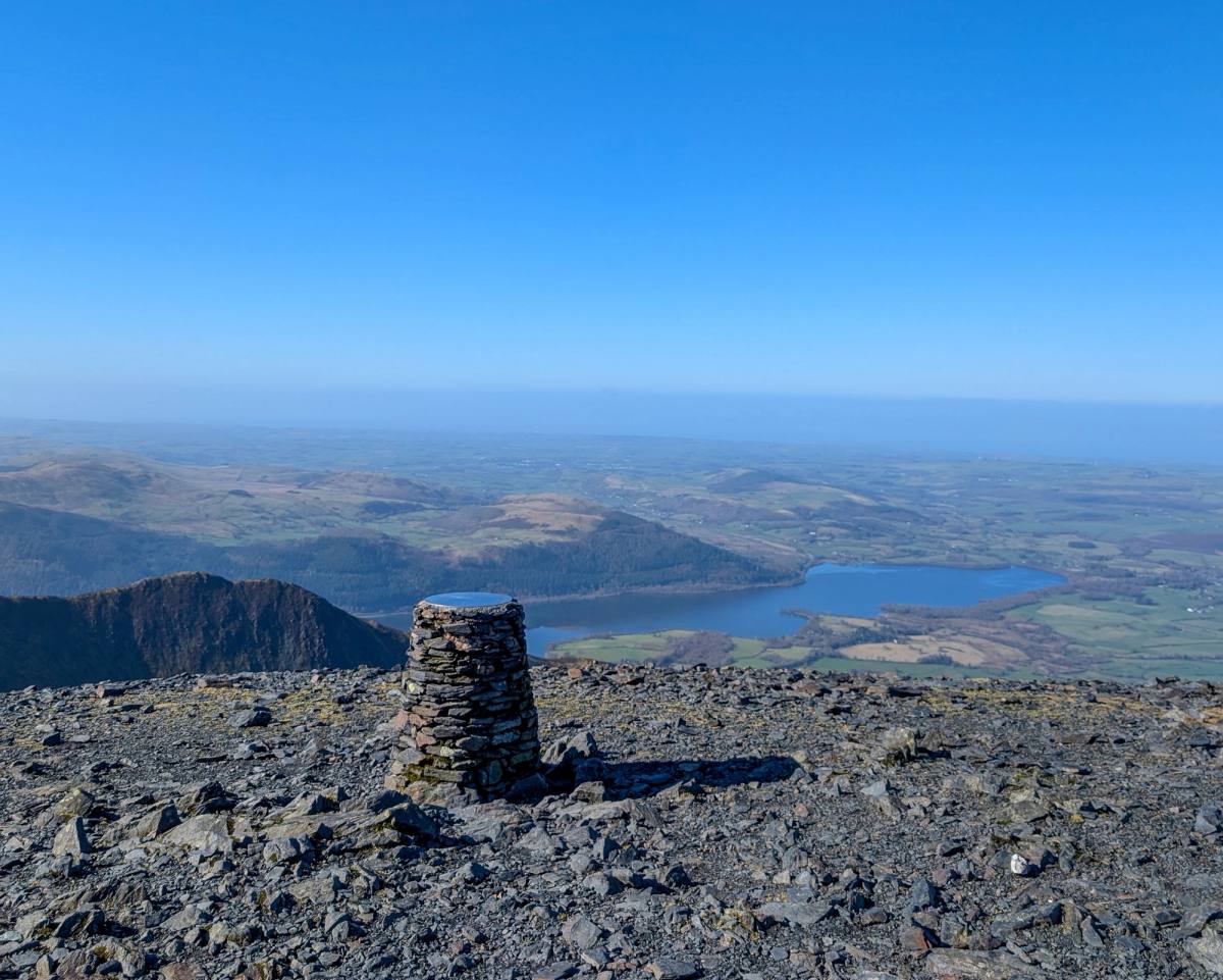 view from the summit of skiddaw