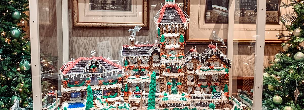 Lodore Hotel created from gingerbread