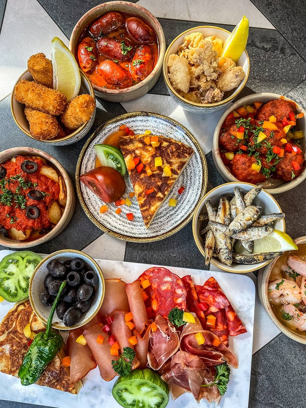 Tapas at the Skiddaw Hotel Conservatory