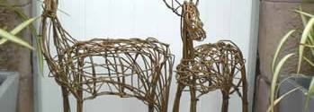Willow Sculptures ~ Deer with Phil Bradley