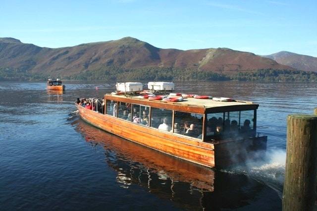 Keswick Lauch on Derwentwater with Catbells in the background