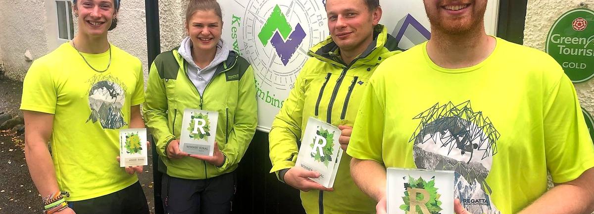 (L-R) Jack Ramsden (Instructor) / Kristina Fell (Instructor) / Sam Arthur (Assistant Manager) / Jack Beament (Assistant Manager)