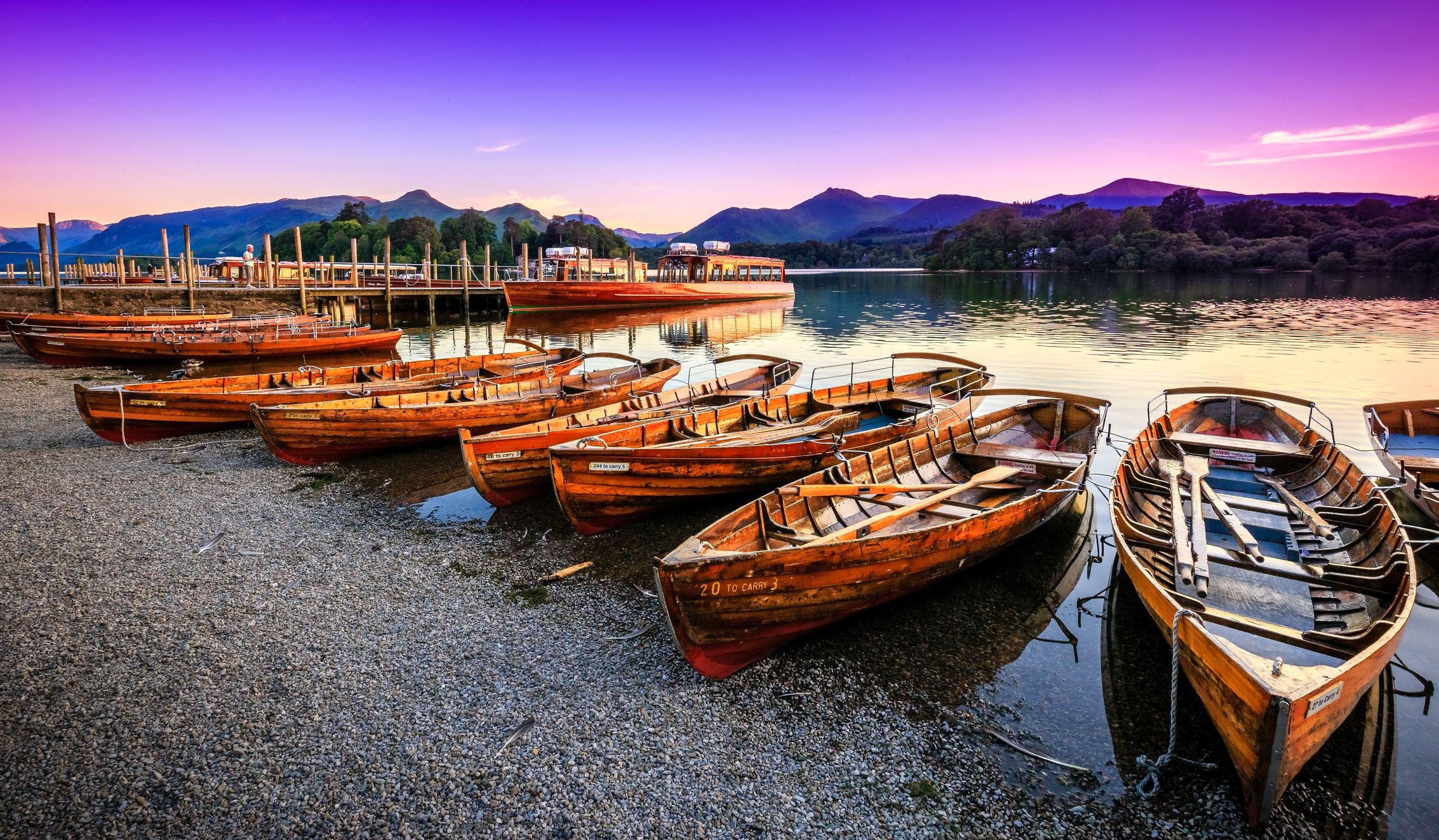 Derwentwater boat landings