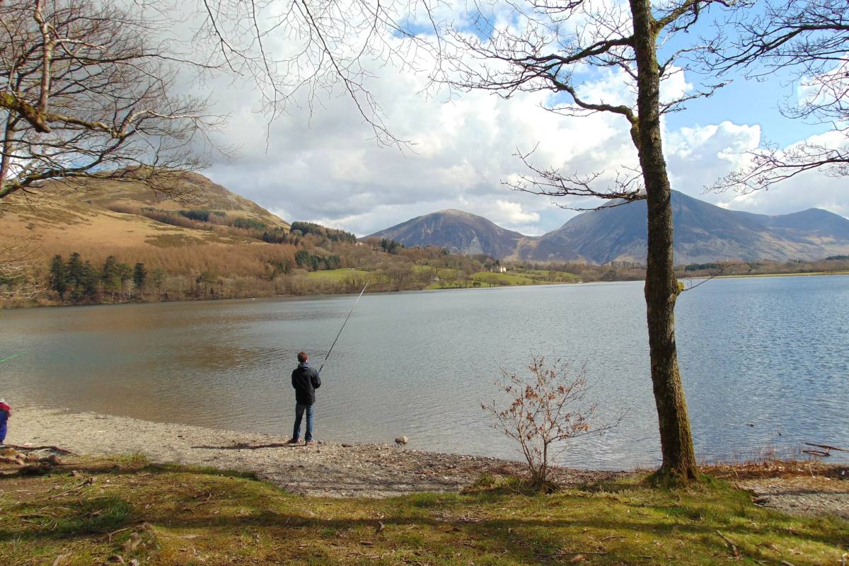 Fishing at Loweswater