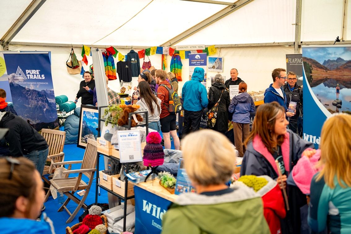 A busy time for stall holders