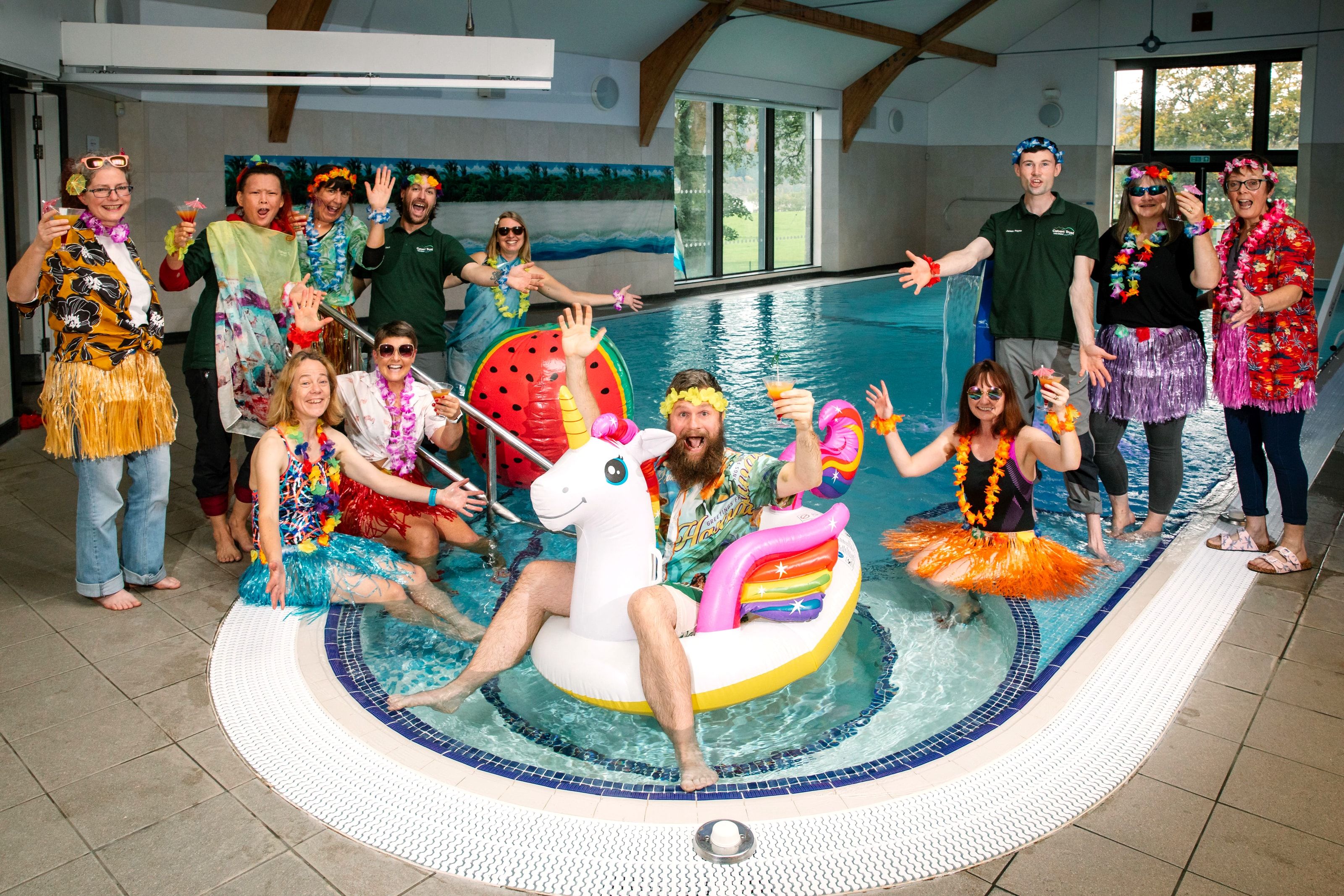 charity swim calvert trust the lake district