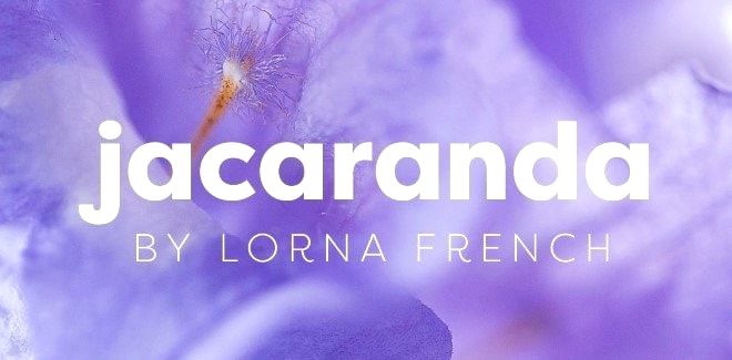 Promo poster for Jacaranda by Lorna French