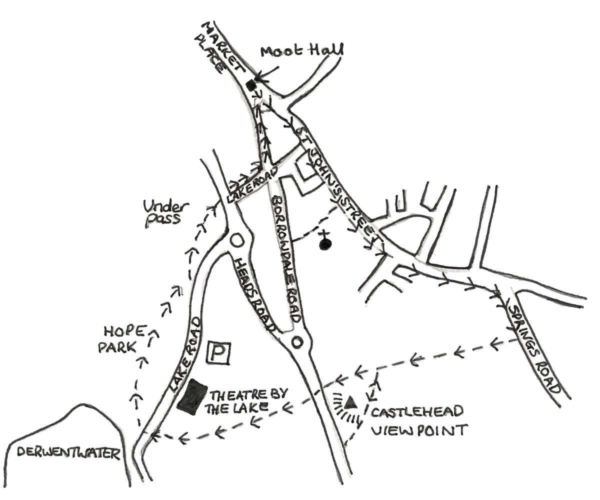 Castlehead walk map