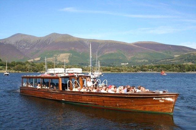 Keswick Launch with Cat Bells in the background
