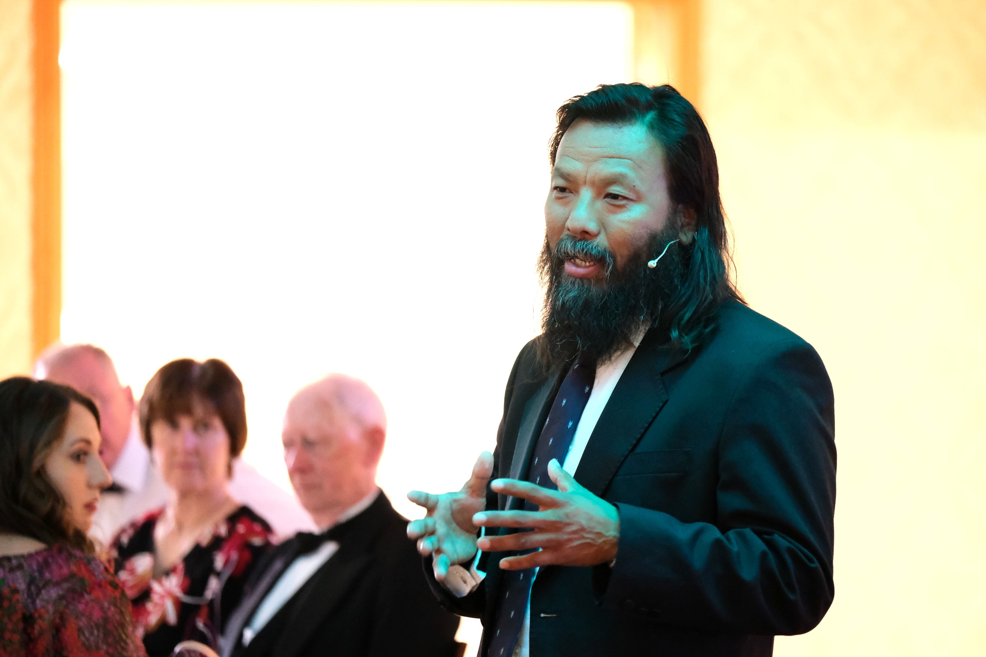 Krish Thapa speaker at the Summer Ball