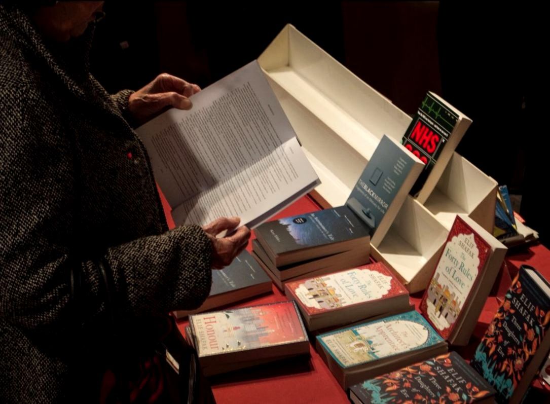 Range of books to purchase at Words by the Water