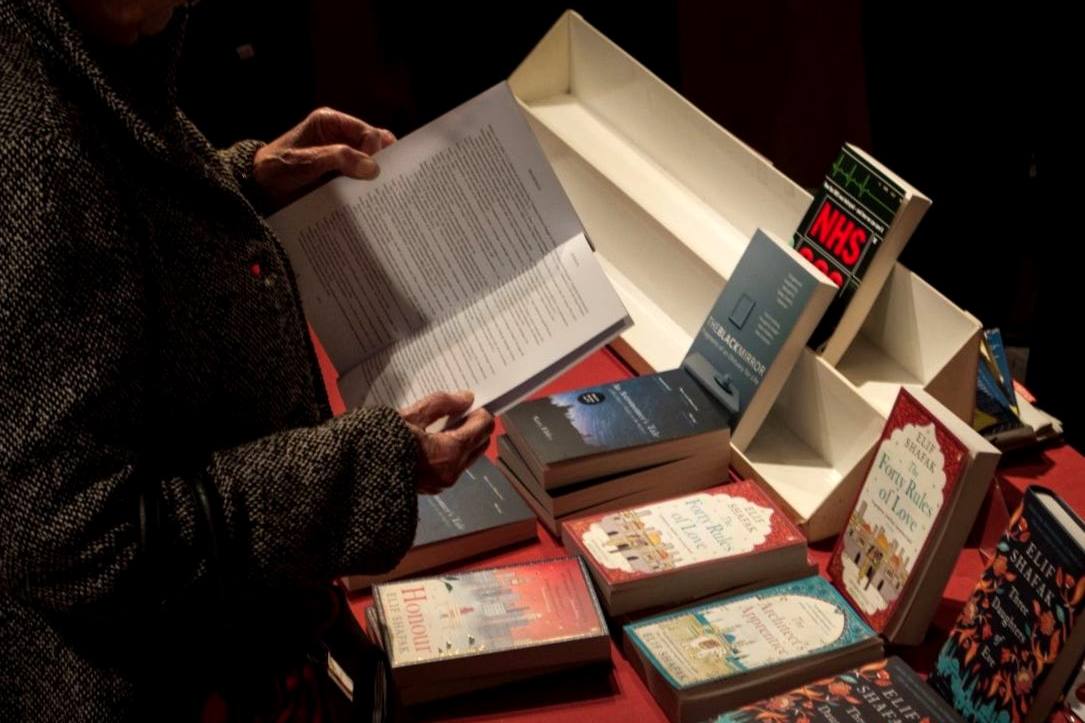 Range of books to purchase at Words by the Water