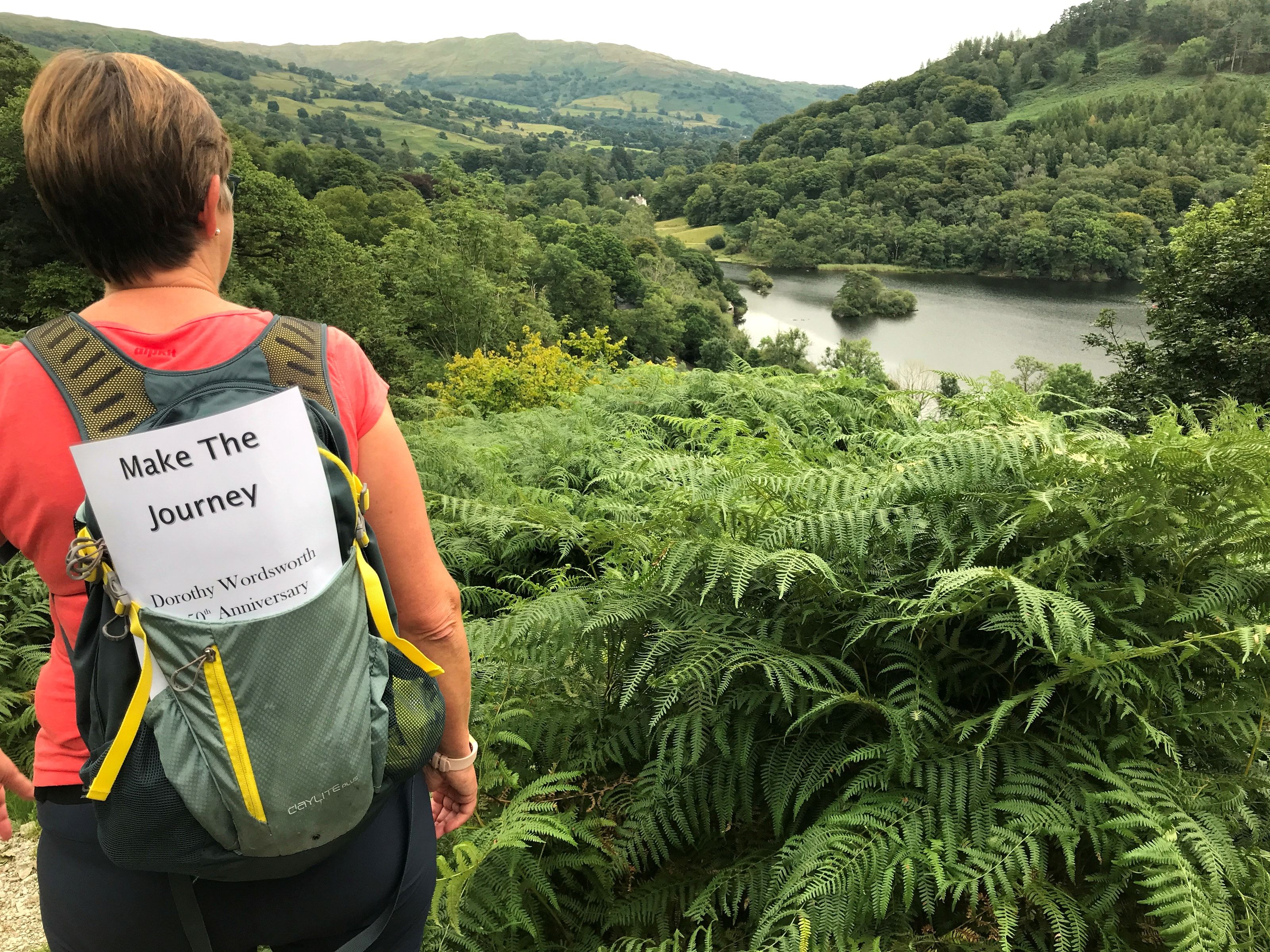 Gill Conlon on the coffin path between Grasmere and Rydal