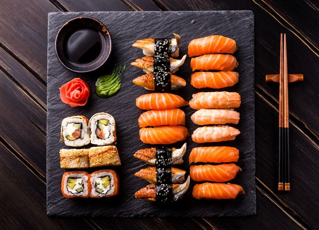 sushi platter