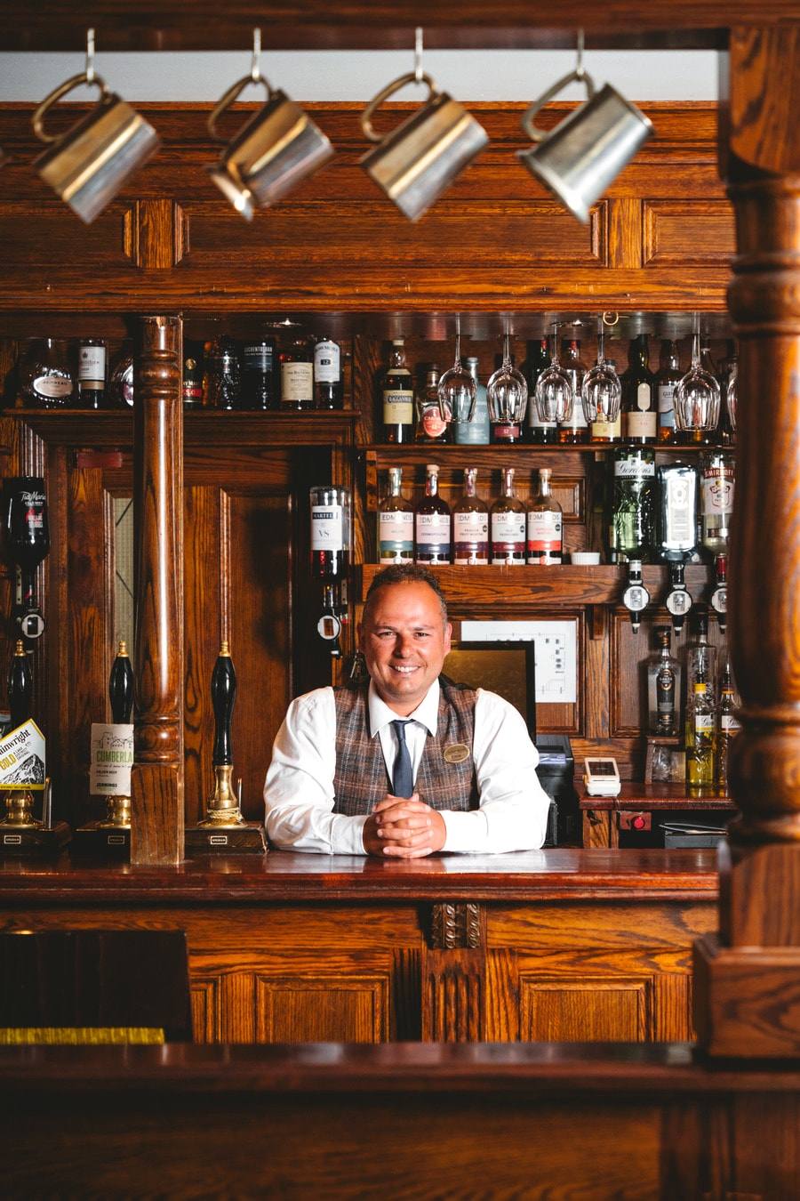 Emre Gunbas, Bar Supervisor at the Borrowdale Hotel