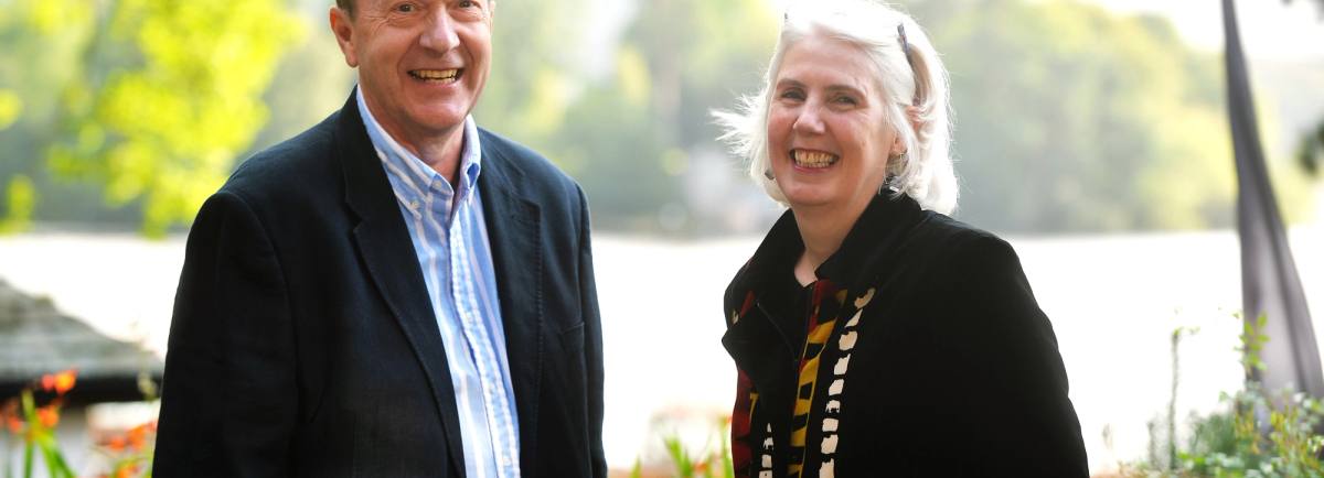 Chair Charles Carter and Vice Chair Kate McLaughlin-Flynn