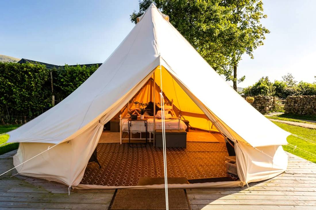 burns farm bell tents