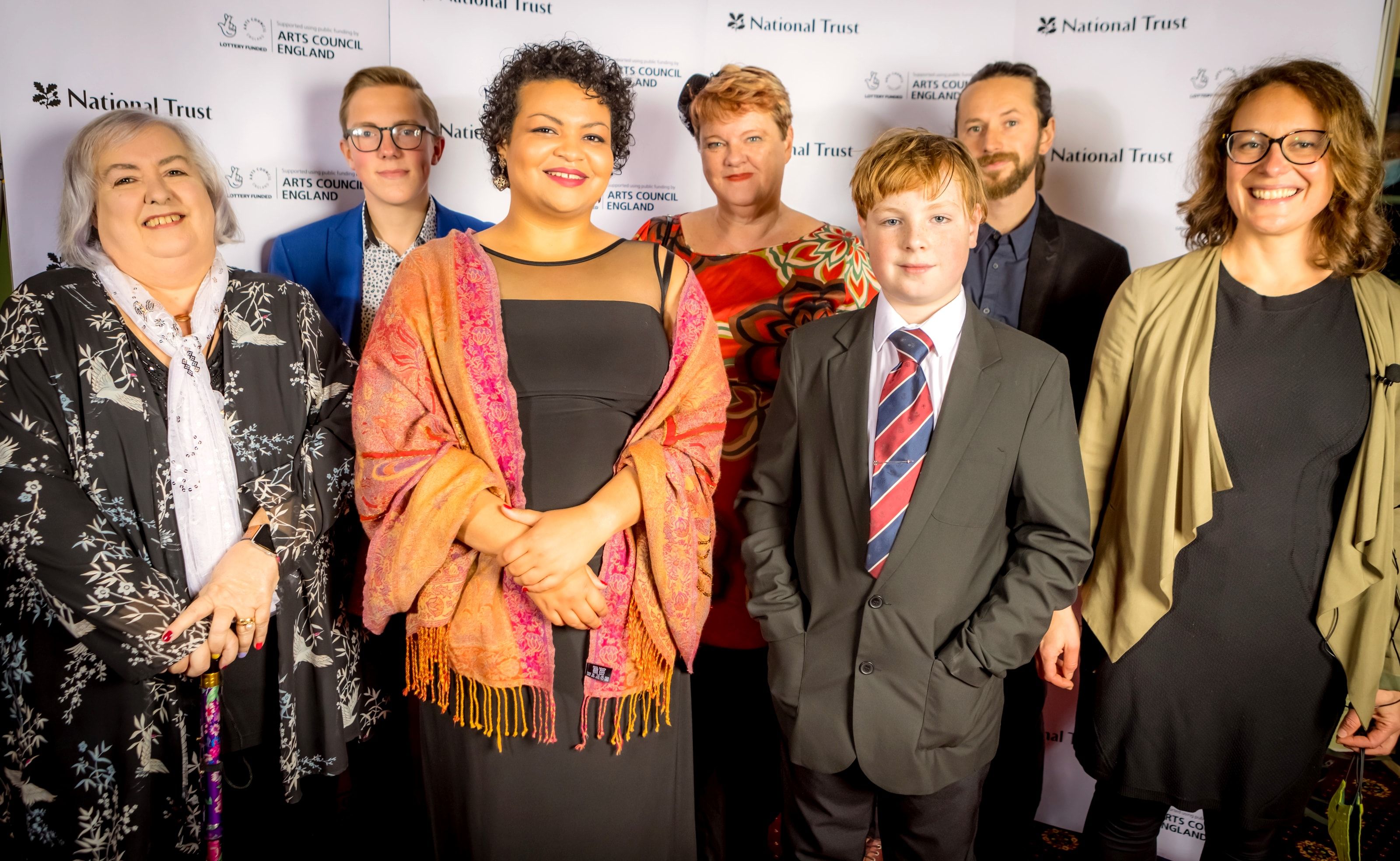 Film cast and lead artist L R Gillian Scholey, Jack Utting McBride, Livi Adu, Monique Gadella, George Cole, Jordan Worsfold and Rebecca Beinart