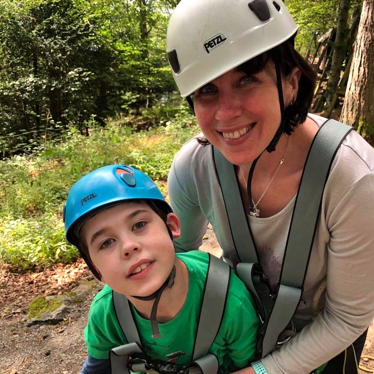 Oliver and his mum, Sarah