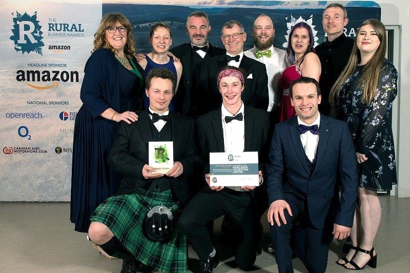 Newlands Adventure Centre & Keswick Climbing Team At The Rural Business Awards
