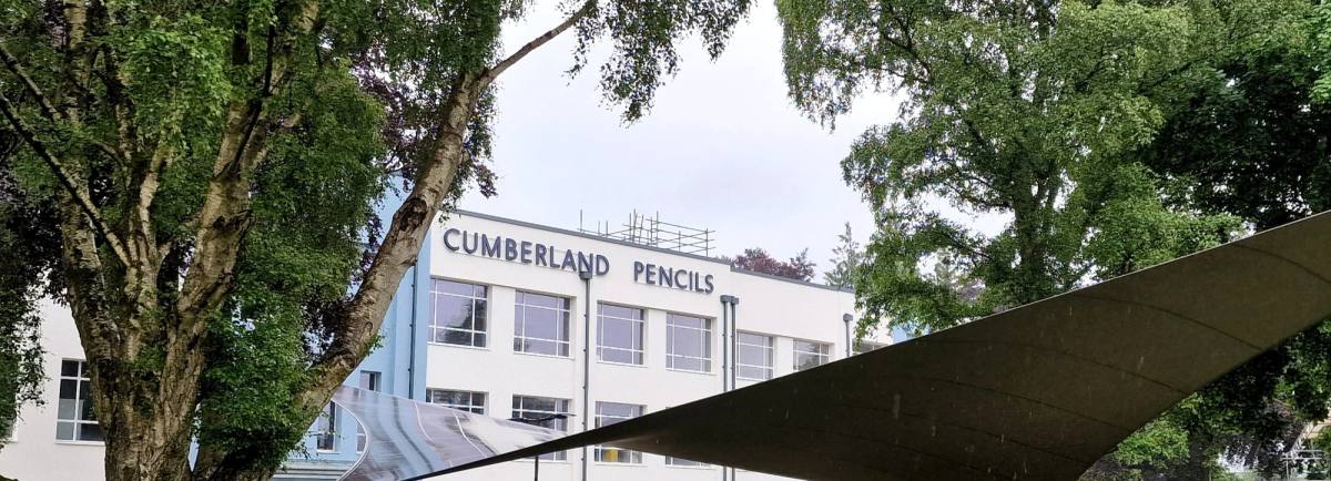 Front of the old Cumberland Pencil Factory