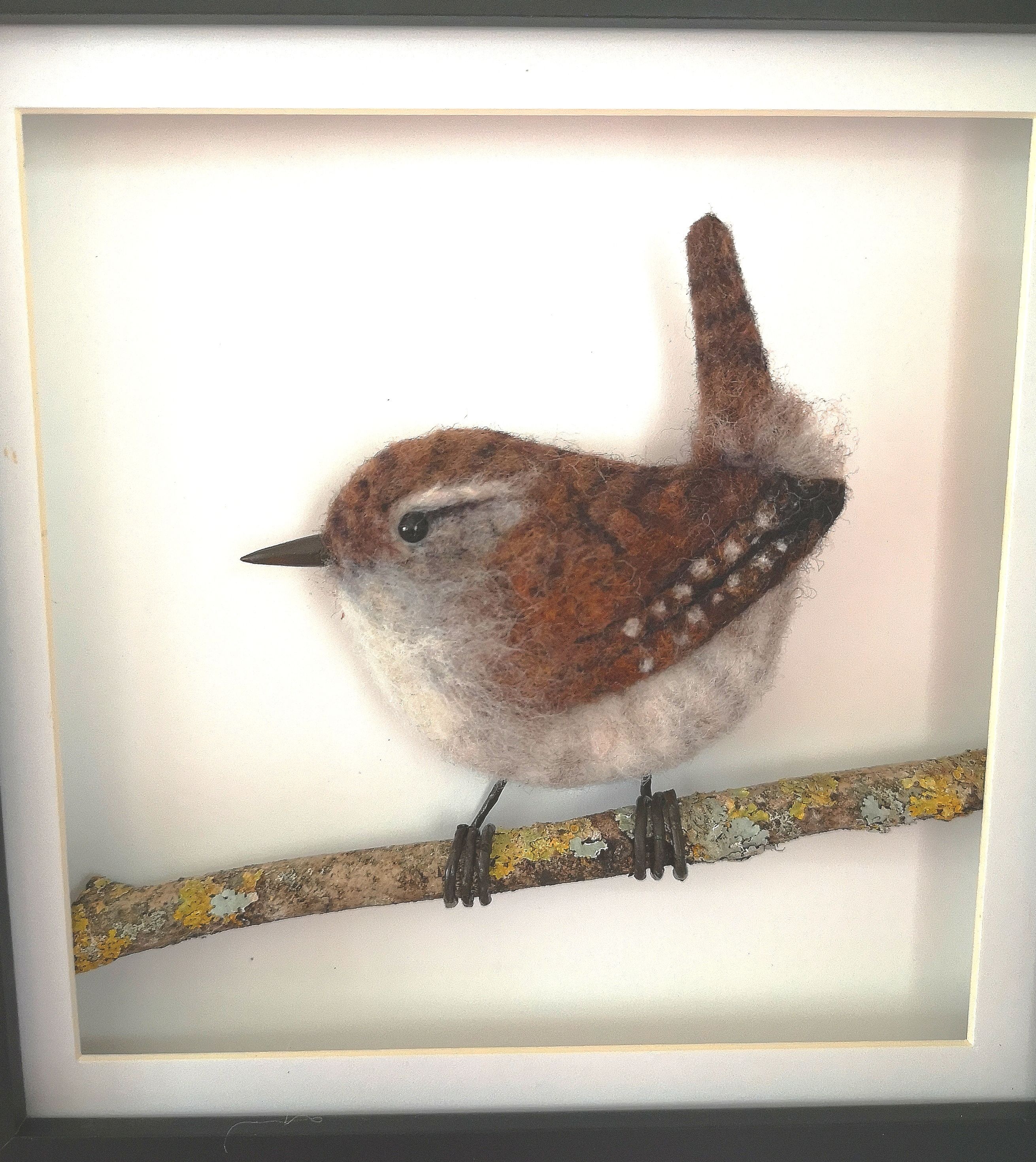 Needle Felted Garden Birds - 'The Wren' with Helen Hammond (low relief)