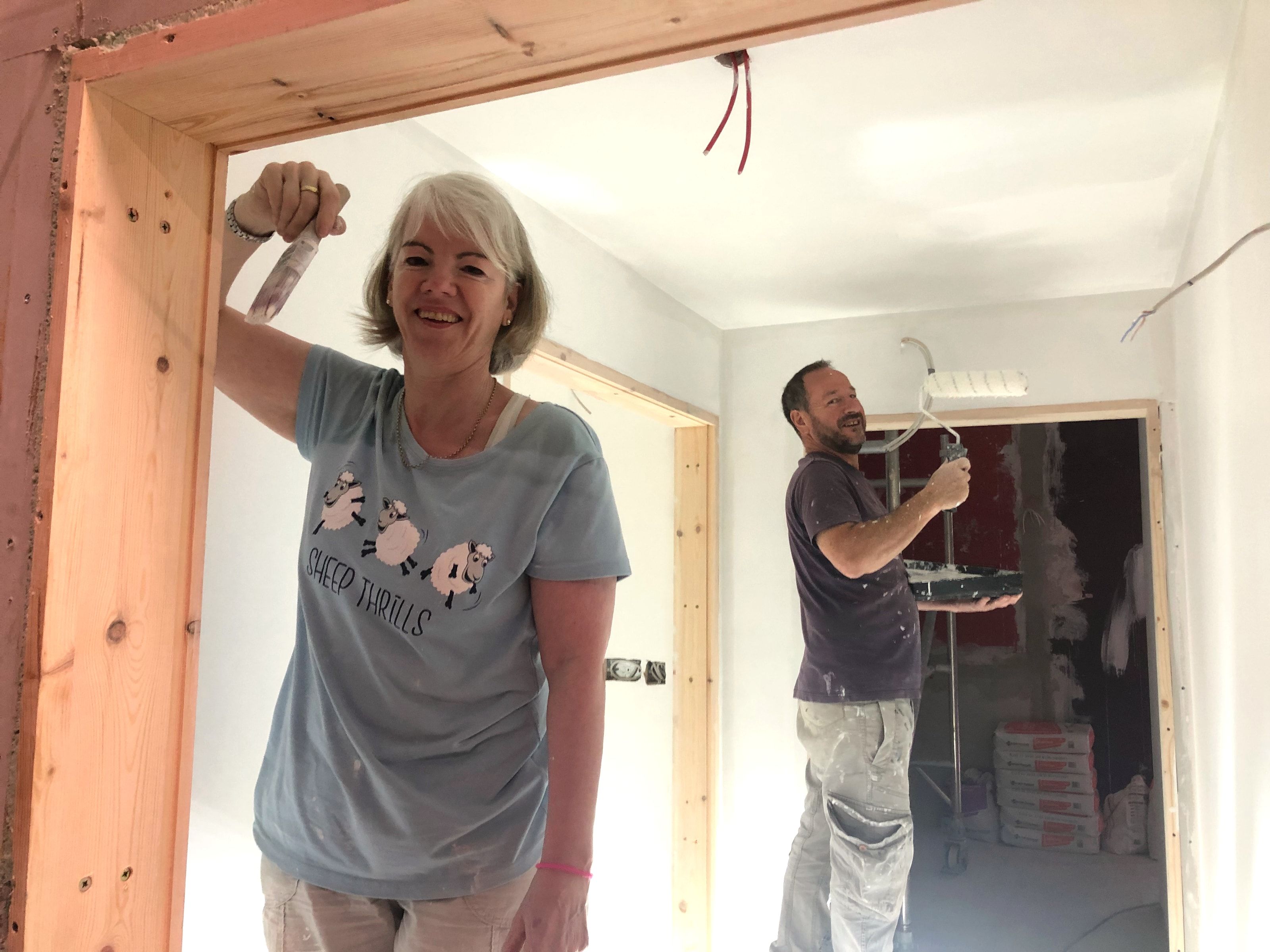 Volunteers Barry and Alison Leighton